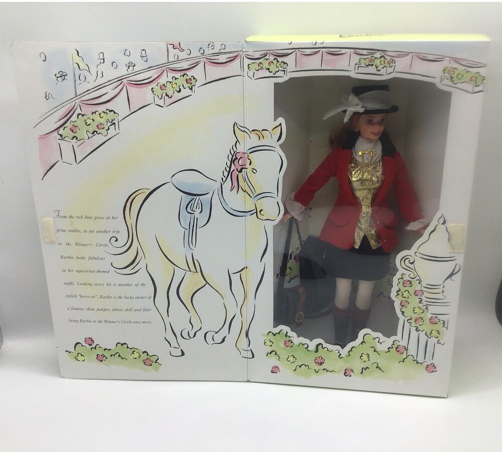 Vintage 1996 Spiegel Winner's Circle Barbie Equestrian Limited Edition Matte